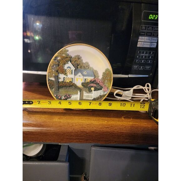 Vintage Lighted Free Standing Cottage Table‎ Lamp. Celluloid. Tested And Works. - Picture 7 of 8